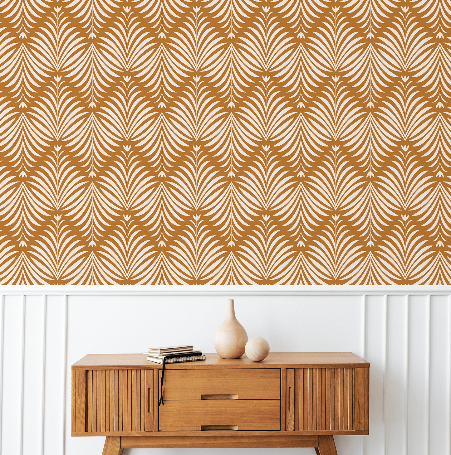 Cleo Chevron Leaves Medium Peel and Stick