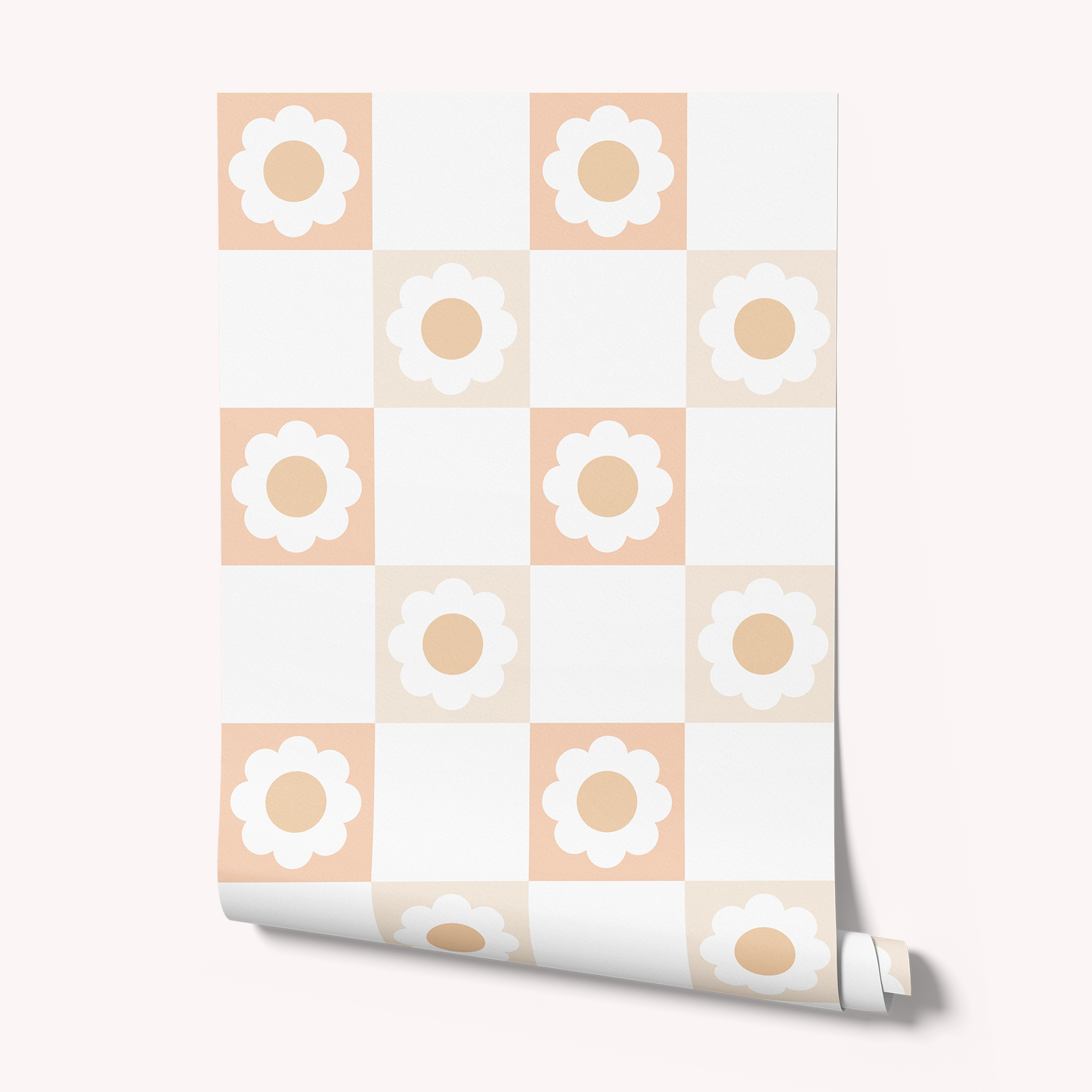 Checker Floral Non-Exclusive Commercial License for Surface Pattern Design - 1 Year