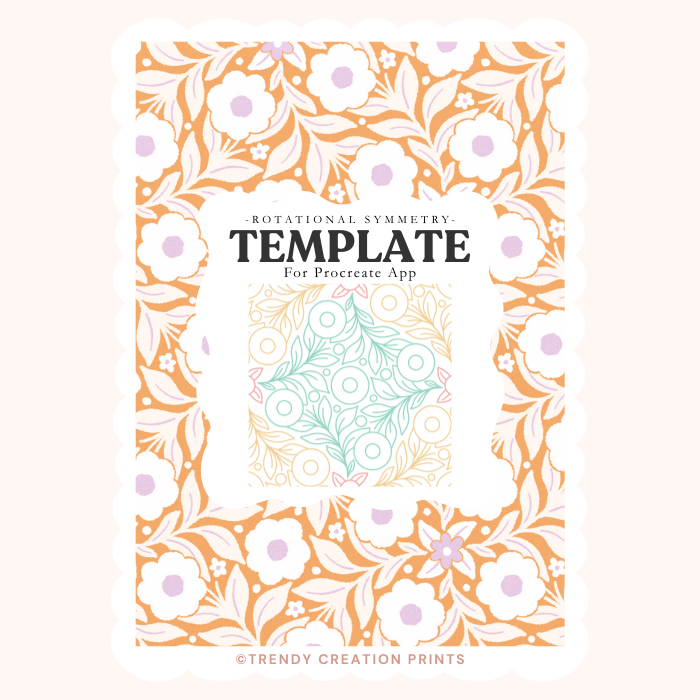 Pattern Design Template for Procreate – Pdf Guide, Instant Digital Download