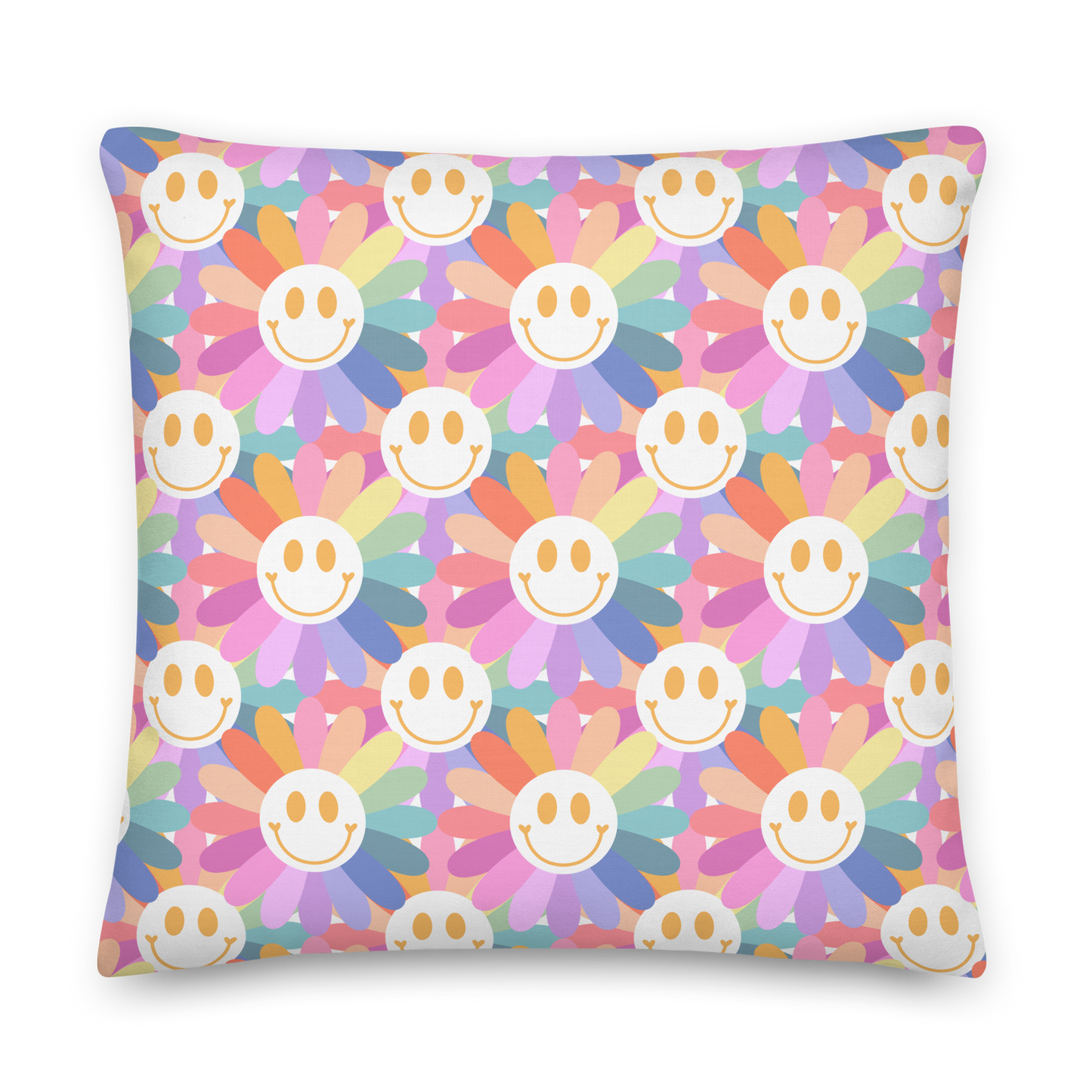 Sofia Rainbow Flower Pillow