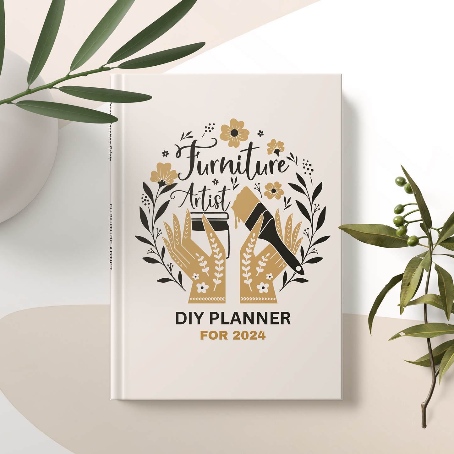 Furniture Artist DIY Planner for 2024 Light