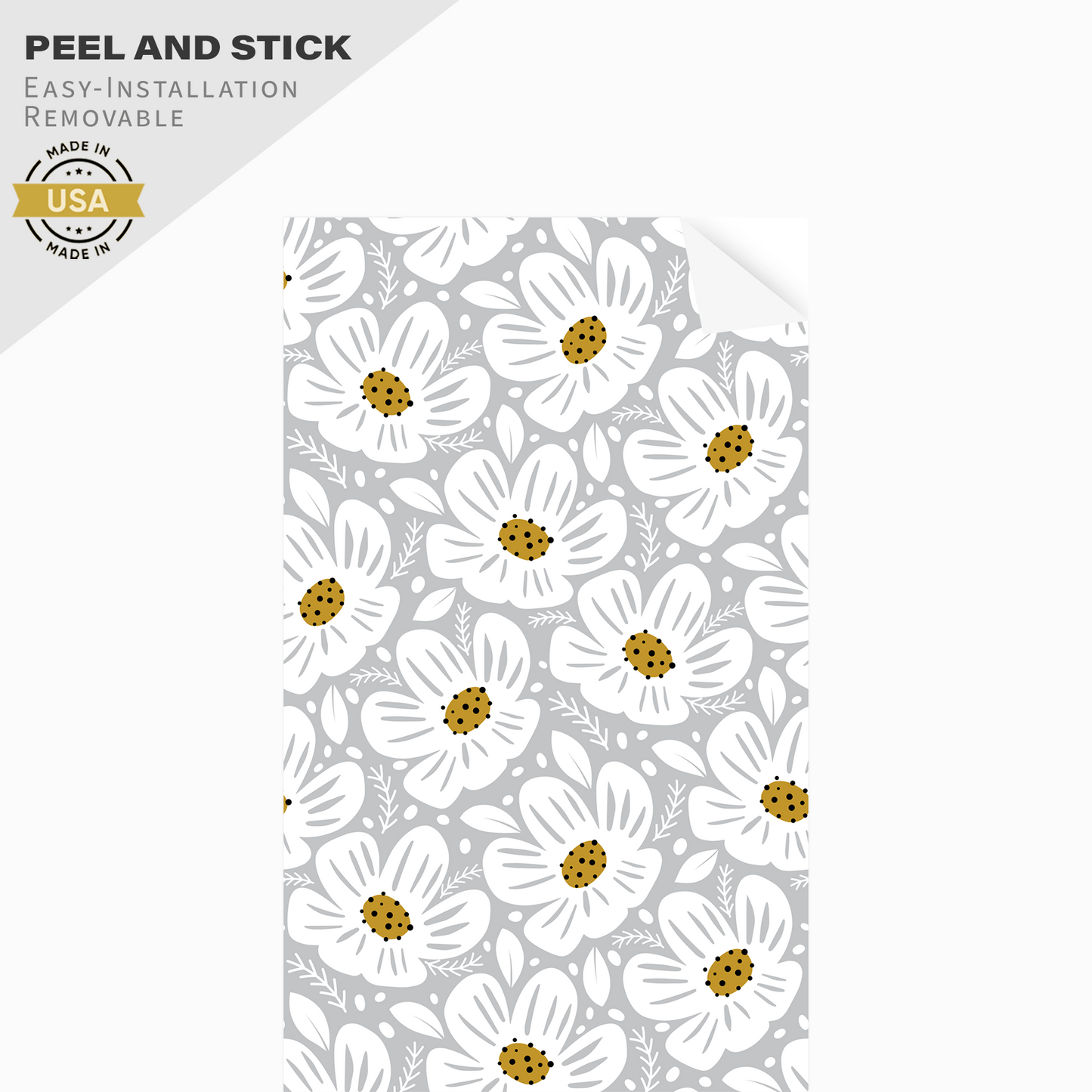 Juliana Modern Floral Peel and Stick Large