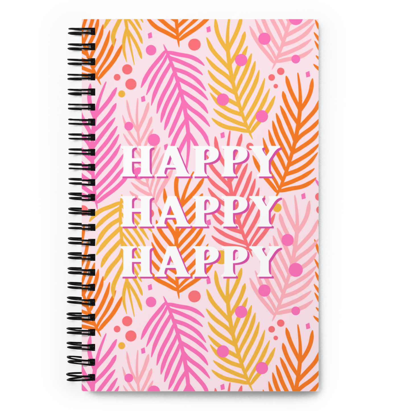 Happy Palm Spiral Notebook