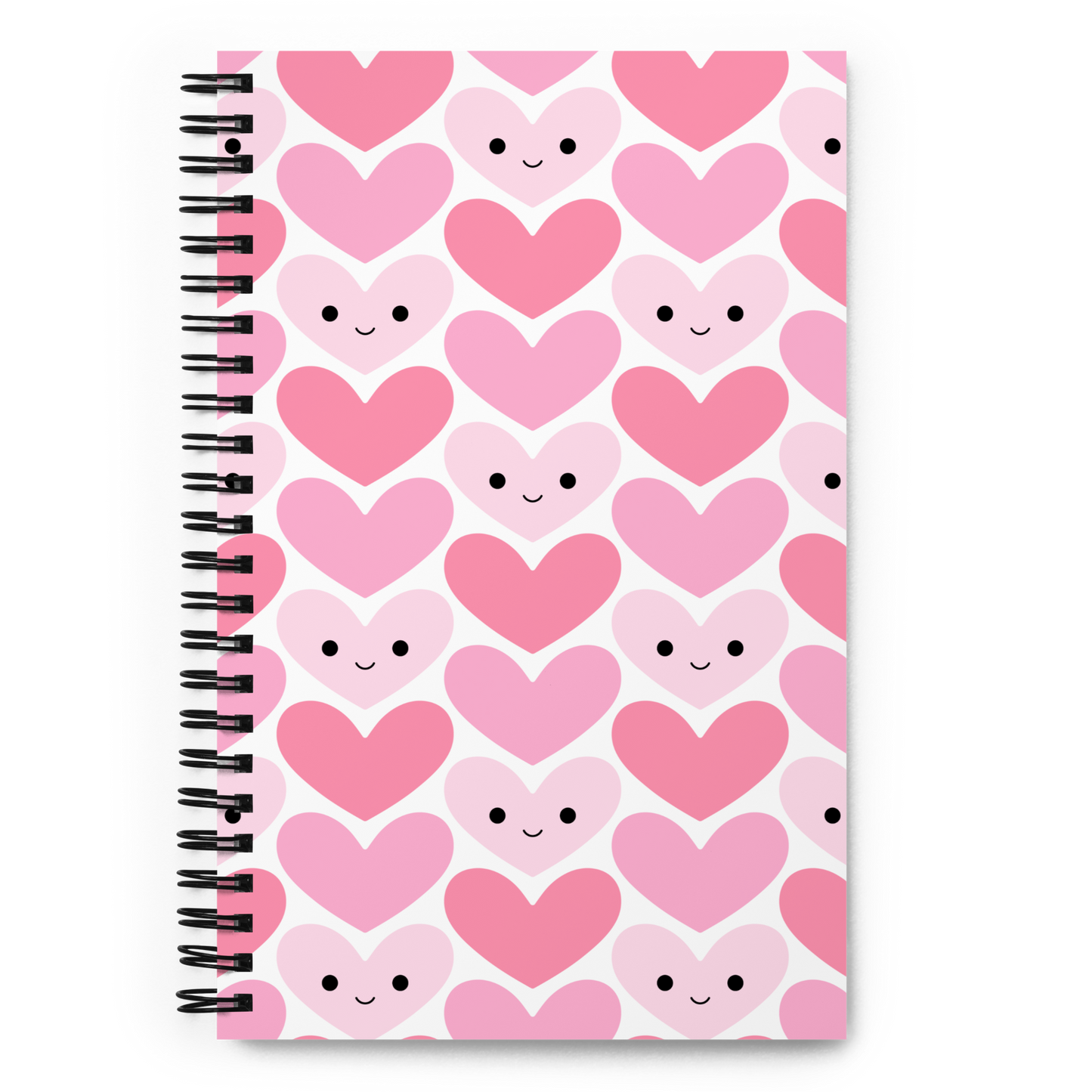 Cute Heart Spiral Notebook